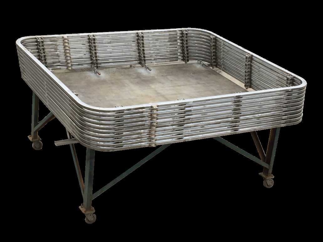 Welded stainless gangway frame